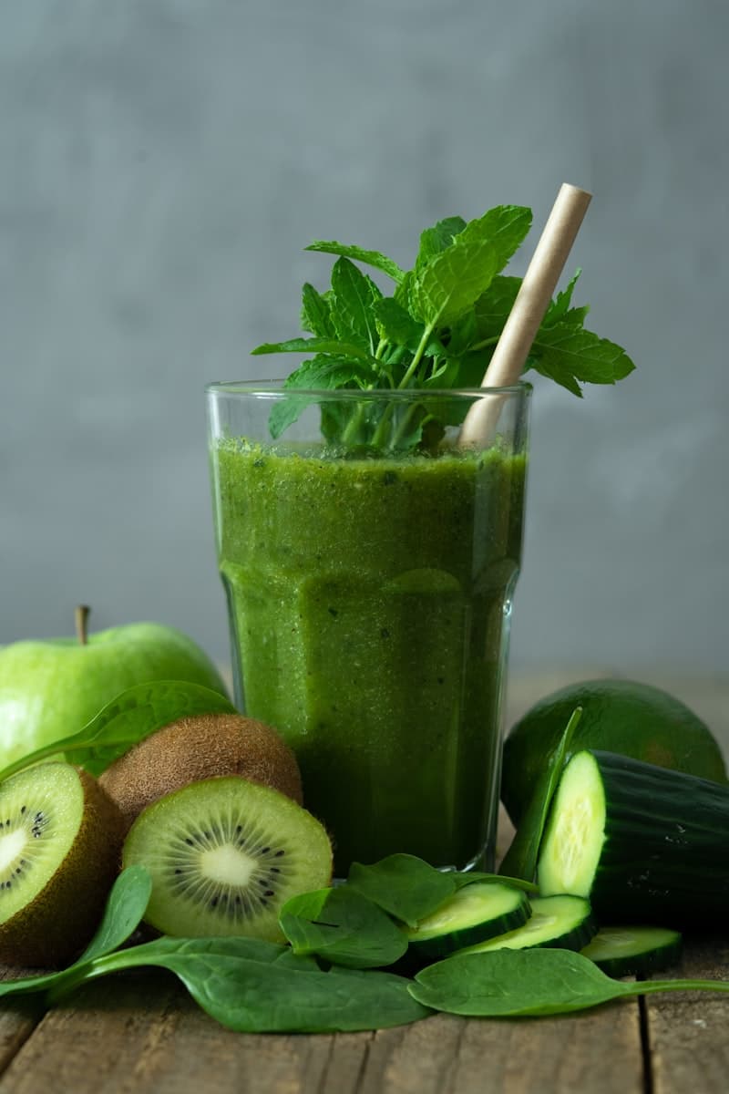 Smoothie spiruline matinal